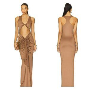 Superdown Amai Maxi Dress Brown